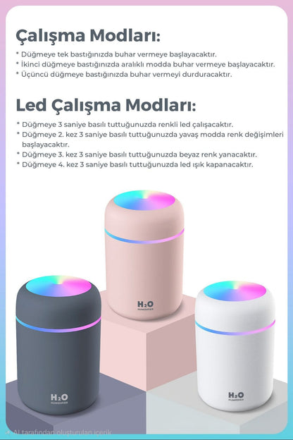 Luma Buhar Makinesi Ve Aroma Difüzörü